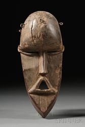 African Carved Wood Mask
